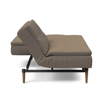 Innovation Living Dublexo Styletto Sofa Bed Dark Wood - 585 Argus Brown