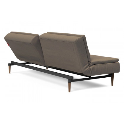 Innovation Living Dublexo Styletto Sofa Bed Dark Wood - 585 Argus Brown