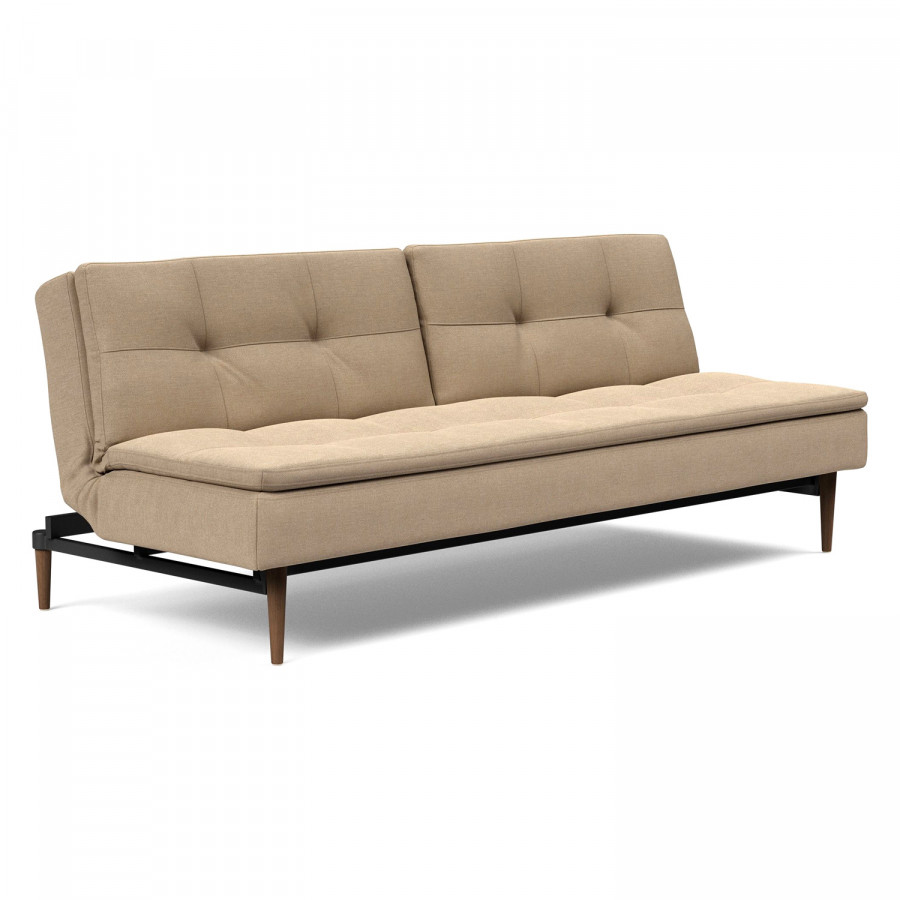 Innovation Living Dublexo Styletto Sofa Bed Dark Wood - 587 Phobos Mocha
