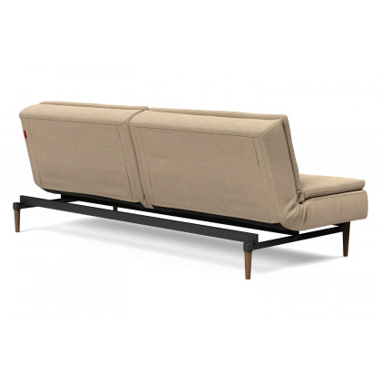 Innovation Living Dublexo Styletto Sofa Bed Dark Wood - 587 Phobos Mocha
