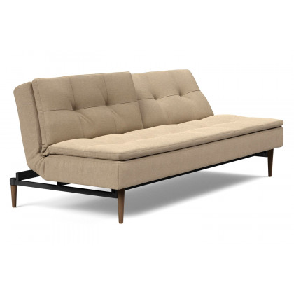 Innovation Living Dublexo Styletto Sofa Bed Dark Wood - 587 Phobos Mocha