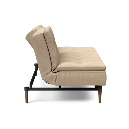 Innovation Living Dublexo Styletto Sofa Bed Dark Wood - 587 Phobos Mocha