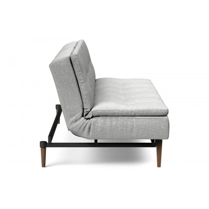 Innovation Living Dublexo Styletto Sofa Bed Dark Wood - 590 Micro Check Gray