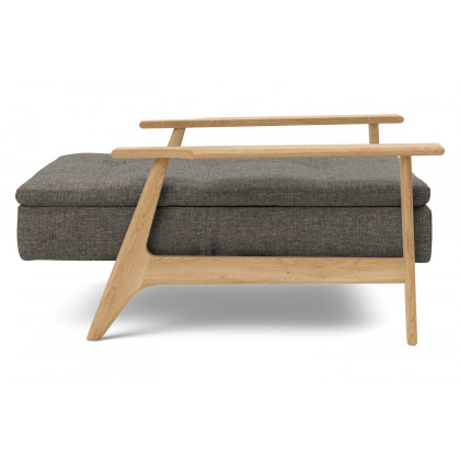 Innovation Living Dublexo Frej Chair Oak - 216 Flashtex Dark Gray