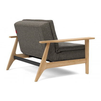 Innovation Living Dublexo Frej Chair Oak - 216 Flashtex Dark Gray