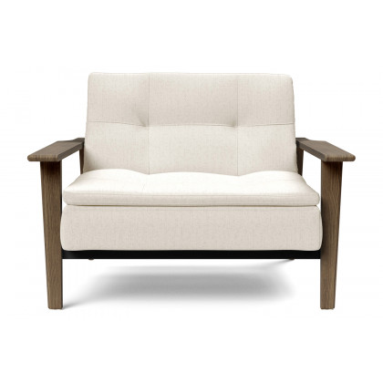 Innovation Living Dublexo Frej Chair Smoked Oak - 531 Bouclé Off White