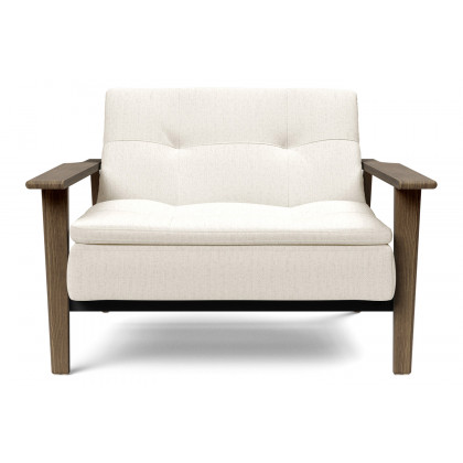 Innovation Living Dublexo Frej Chair Smoked Oak - 531 Bouclé Off White