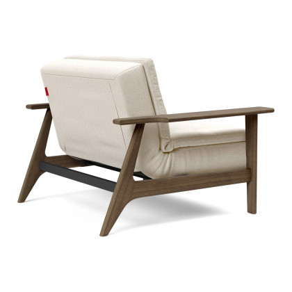Innovation Living Dublexo Frej Chair Smoked Oak - 531 Bouclé Off White