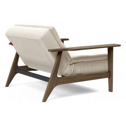Innovation Living Dublexo Frej Chair Smoked Oak - 531 Bouclé Off White