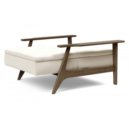 Innovation Living Dublexo Frej Chair Smoked Oak - 531 Bouclé Off White