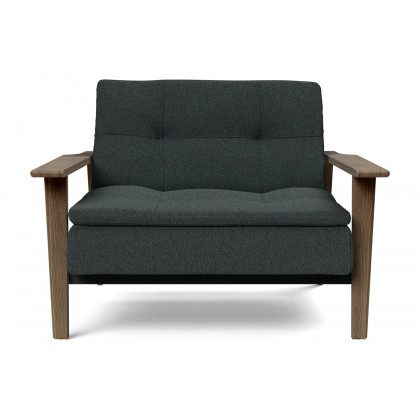 Innovation Living Dublexo Frej Chair Smoked Oak - 534 Bouclé Black Raven