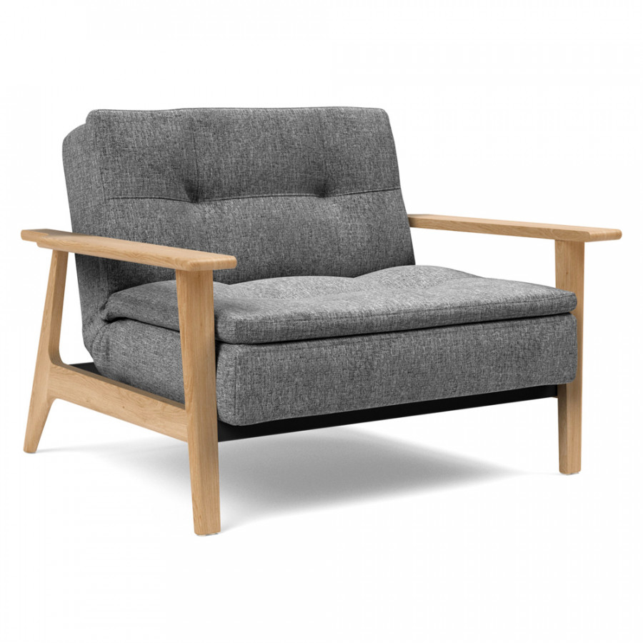 Innovation Living Dublexo Frej Chair Oak - 563 Twist Charcoal