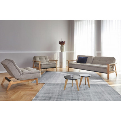 Innovation Living Dublexo Eik Chair Oak - 525 Mixed Dance Light Blue