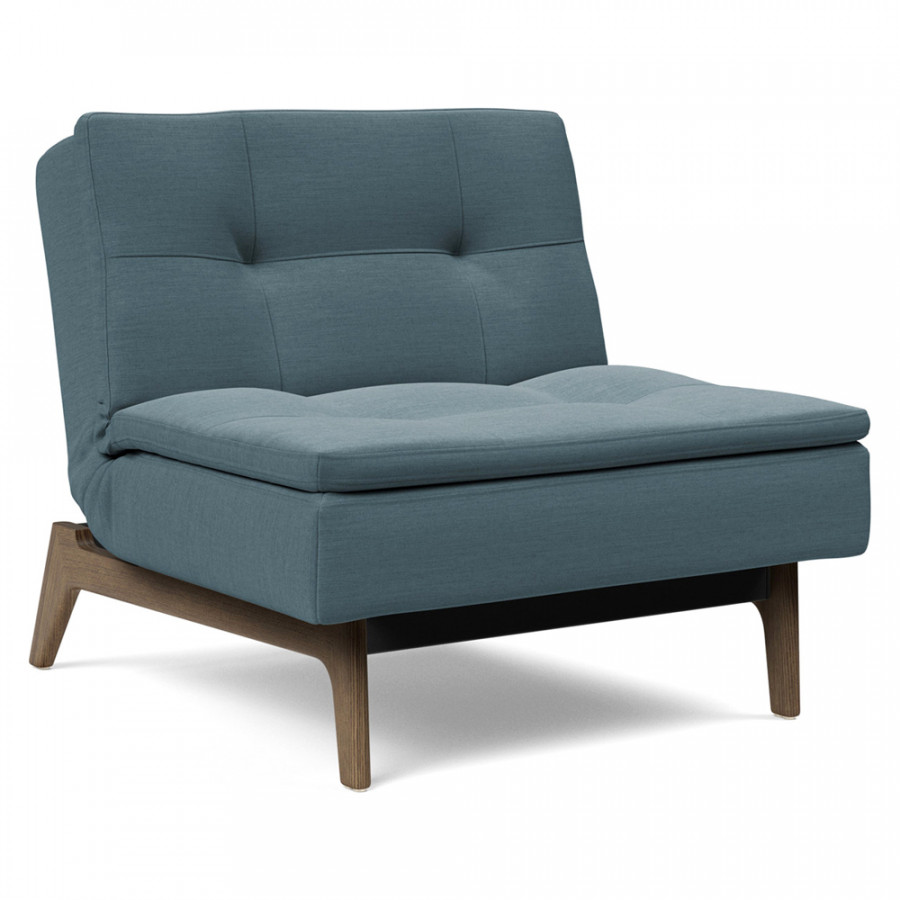 Innovation Living Dublexo Eik Chair Smoked Oak - 573 Vivus Dusty Blue