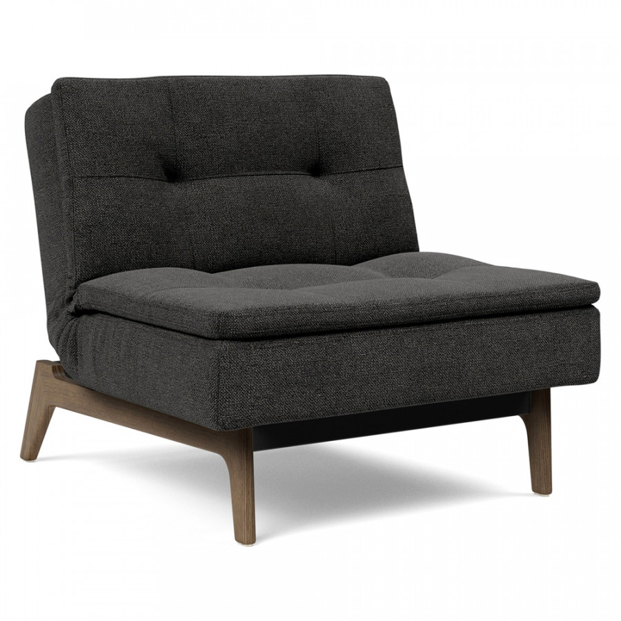 Innovation Living Dublexo Eik Chair Smoked Oak - 577 Kenya Dark Gray