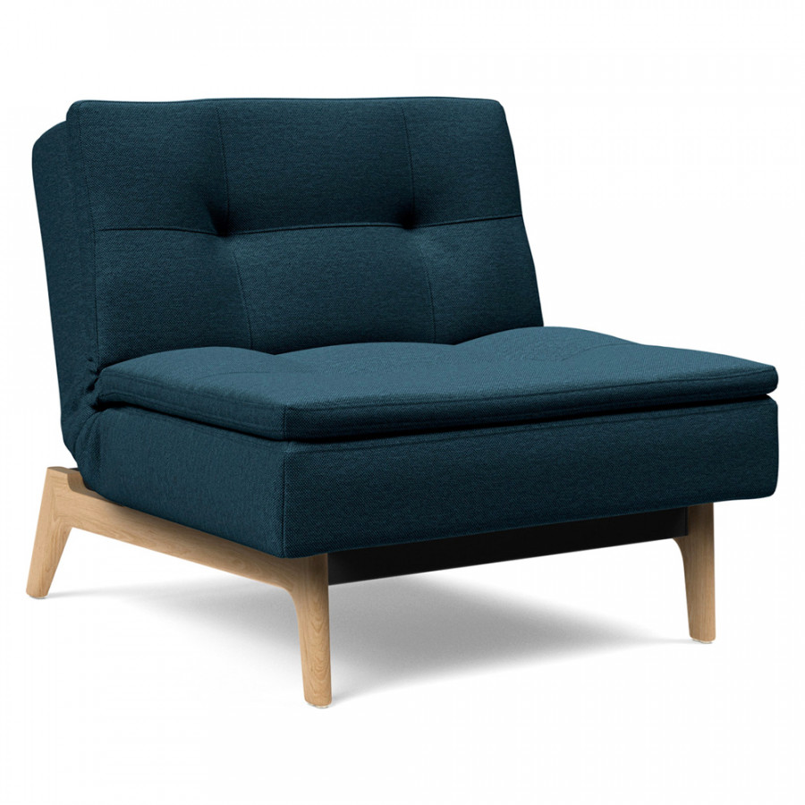 Innovation Living Dublexo Eik Chair Oak - 580 Argus Navy Blue