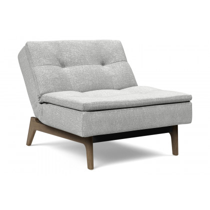 Innovation Living Dublexo Eik Chair Smoked Oak - 590 Micro Check Gray
