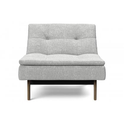 Innovation Living Dublexo Eik Chair Smoked Oak - 590 Micro Check Gray
