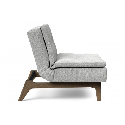 Innovation Living Dublexo Eik Chair Smoked Oak - 590 Micro Check Gray