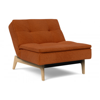 Innovation Living Dublexo Eik Chair Oak - 595 Corduroy Burnt Orange