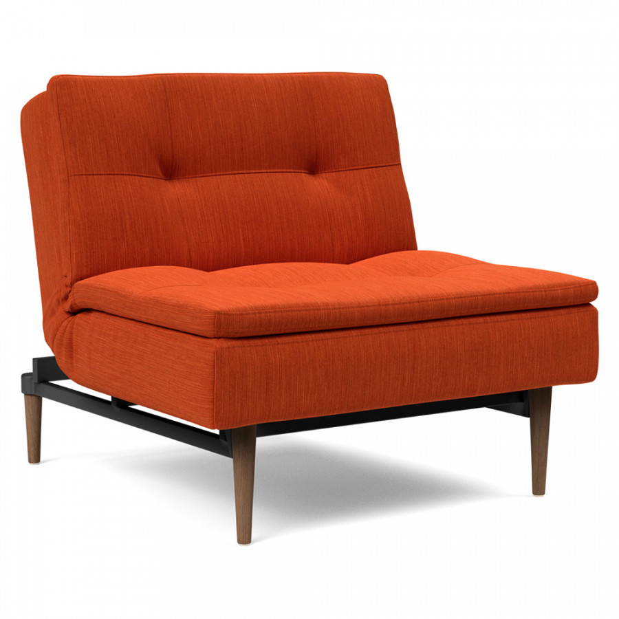 Innovation Living Dublexo Styletto Chair Dark Wood - 506 Elegance Paprika