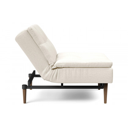 Innovation Living Dublexo Styletto Chair Dark Wood - 531 Bouclé Off White