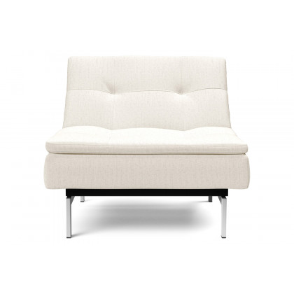 Innovation Living Dublexo Stainless Steel Chair - 531 Bouclé Off White