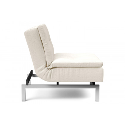 Innovation Living Dublexo Stainless Steel Chair - 531 Bouclé Off White