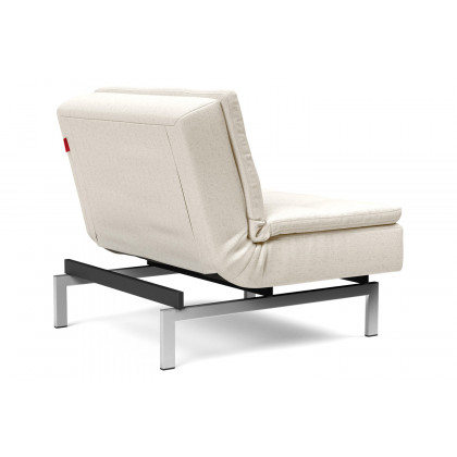 Innovation Living Dublexo Stainless Steel Chair - 531 Bouclé Off White