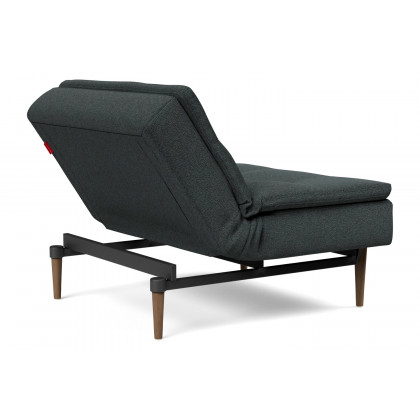 Innovation Living Dublexo Styletto Chair Dark Wood - 534 Bouclé Black Raven