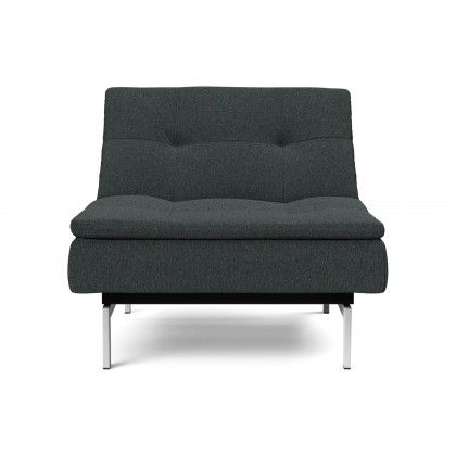 Innovation Living Dublexo Stainless Steel Chair - 534 Bouclé Black Raven