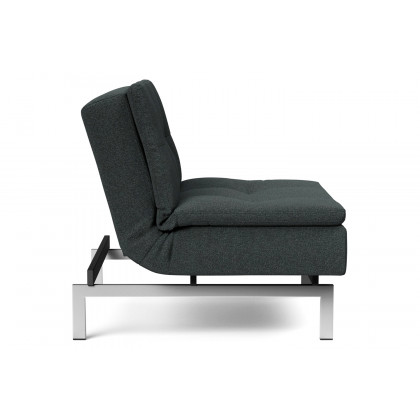 Innovation Living Dublexo Stainless Steel Chair - 534 Bouclé Black Raven