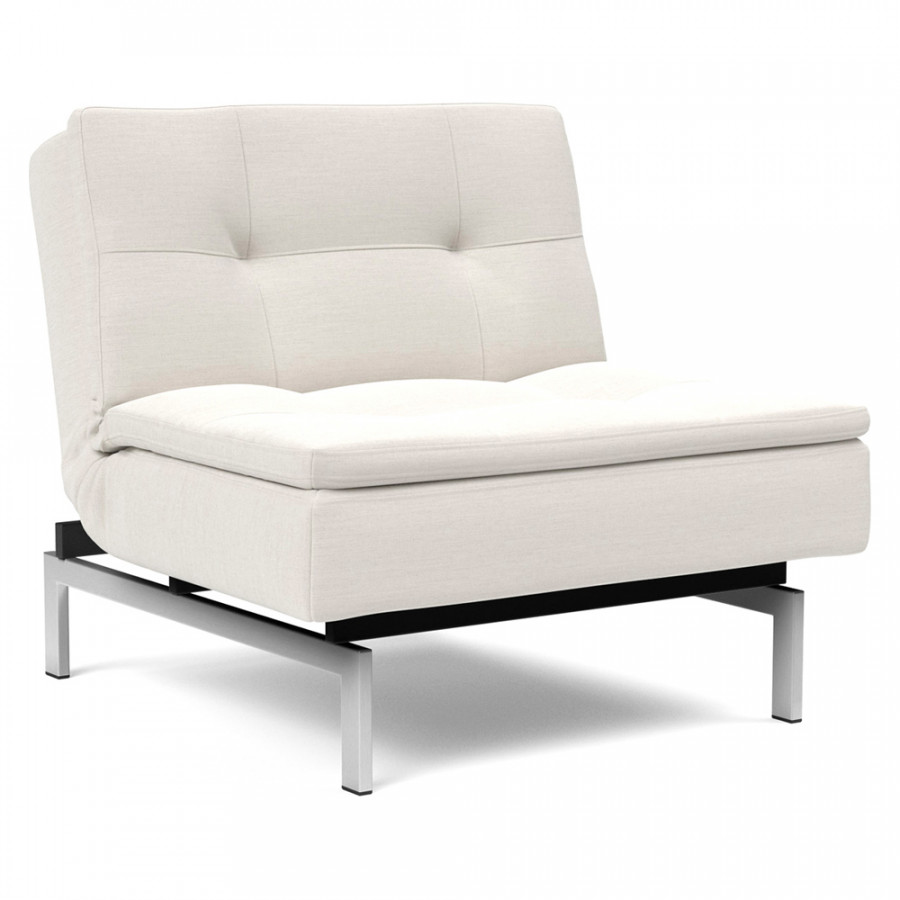 Innovation Living Dublexo Stainless Steel Chair - 574 Vivus Dusty Off White