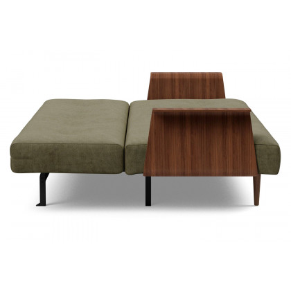 Innovation Living Recast Plus Sofa Bed Dark Styletto with Arms - 316 Cordufine Pine Green