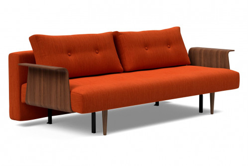 Innovation Living™ Recast Plus Sofa Bed Dark Styletto with Arms - 506 Elegance Paprika