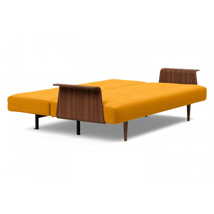 Innovation Living Recast Plus Sofa Bed Dark Styletto with Arms - 507 Elegance Burned Curry
