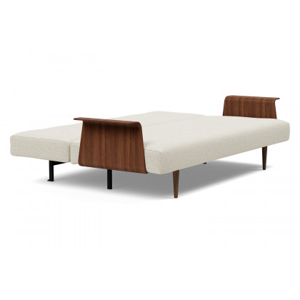 Innovation Living Recast Plus Sofa Bed Dark Styletto with Arms - 527 Mixed Dance Natural