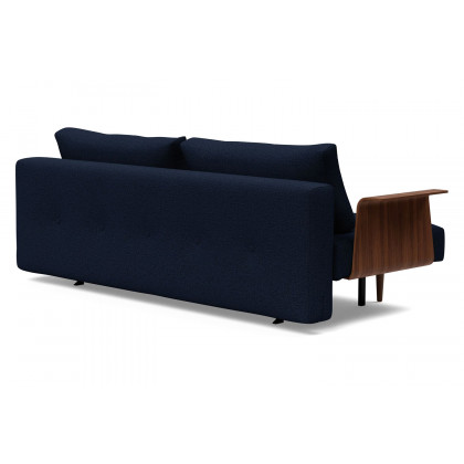 Innovation Living Recast Plus Sofa Bed Dark Styletto with Arms - 528 Mixed Dance Blue