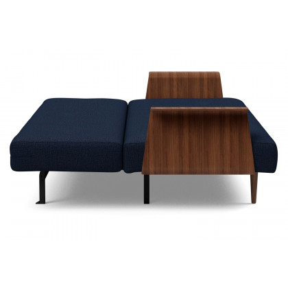 Innovation Living Recast Plus Sofa Bed Dark Styletto with Arms - 528 Mixed Dance Blue