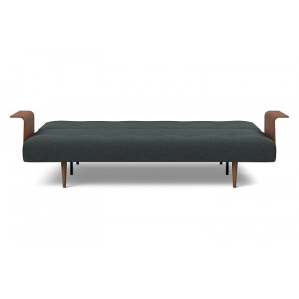 Innovation Living Recast Plus Sofa Bed Dark Styletto with Arms - 534 Bouclé Black Raven