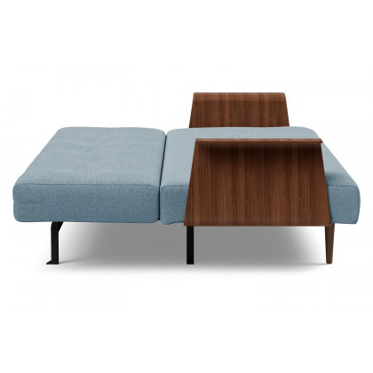 Innovation Living Recast Plus Sofa Bed Dark Styletto with Arms - 558 Soft Indigo