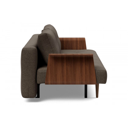 Innovation Living Recast Plus Sofa Bed Dark Styletto with Arms - 578 Kenya Taupe