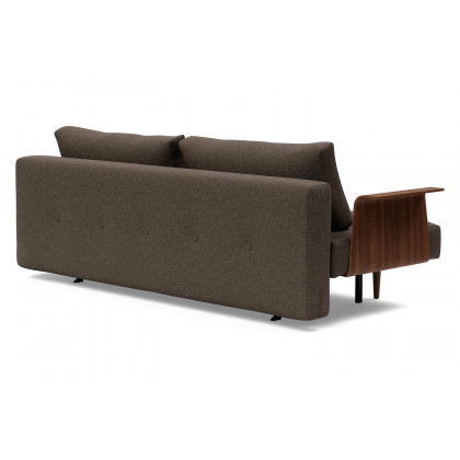 Innovation Living Recast Plus Sofa Bed Dark Styletto with Arms - 578 Kenya Taupe