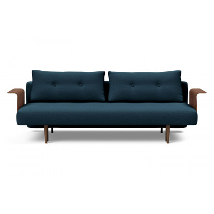 Innovation Living Recast Plus Sofa Bed Dark Styletto with Arms - 580 Argus Navy Blue