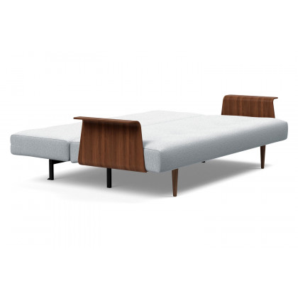 Innovation Living Recast Plus Sofa Bed Dark Styletto with Arms - 583 Argus Gray