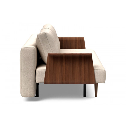 Innovation Living Recast Plus Sofa Bed Dark Styletto with Arms - 584 Argus Natural