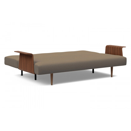Innovation Living Recast Plus Sofa Bed Dark Styletto with Arms - 585 Argus Brown