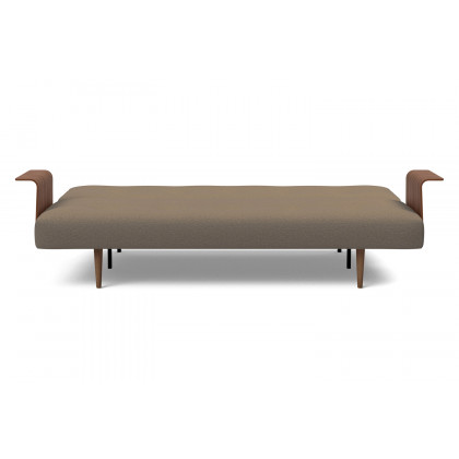 Innovation Living Recast Plus Sofa Bed Dark Styletto with Arms - 585 Argus Brown