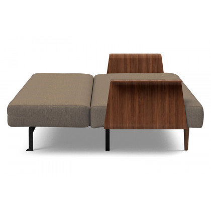 Innovation Living Recast Plus Sofa Bed Dark Styletto with Arms - 585 Argus Brown