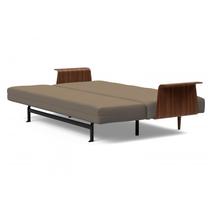 Innovation Living Recast Plus Sofa Bed Dark Styletto with Arms - 585 Argus Brown